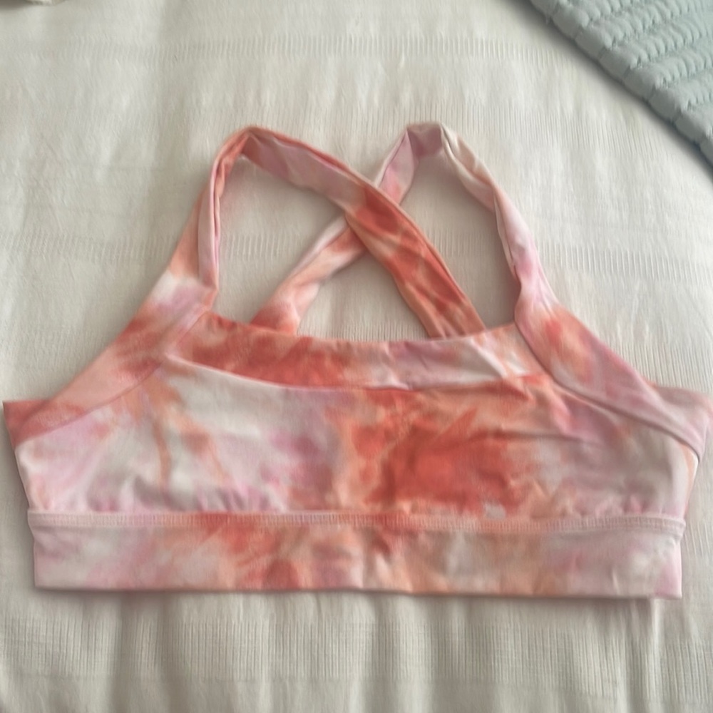 LA hearts by Pacsun tie dye sports bra